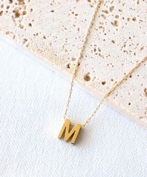MIXTO（ミスト）の「Stainless Mini Letter Necklace / アルファベット ステンレスネックレス（ネックレス）」