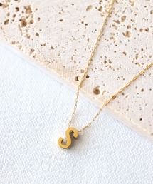 MIXTO（ミスト）の「Stainless Mini Letter Necklace / アルファベット ステンレスネックレス（ネックレス）」