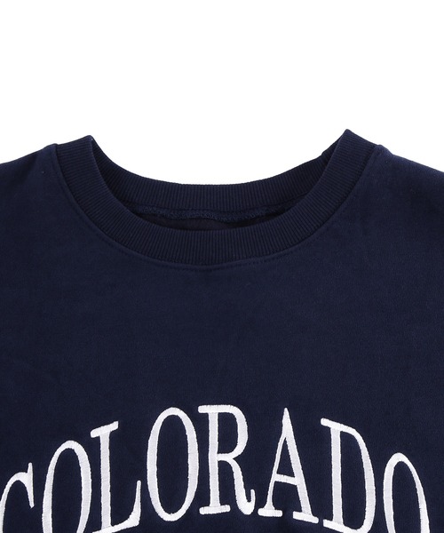 Figments（フィグメンツ）の「【裏起毛】COLORADOスウェット（スウェット・レディース・杢グレー/ネイビー・FREE）」の3枚目の写真