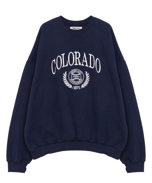 Figments（フィグメンツ）の「【裏起毛】COLORADOスウェット（スウェット・レディース・杢グレー/ネイビー・FREE）」の14枚目の写真