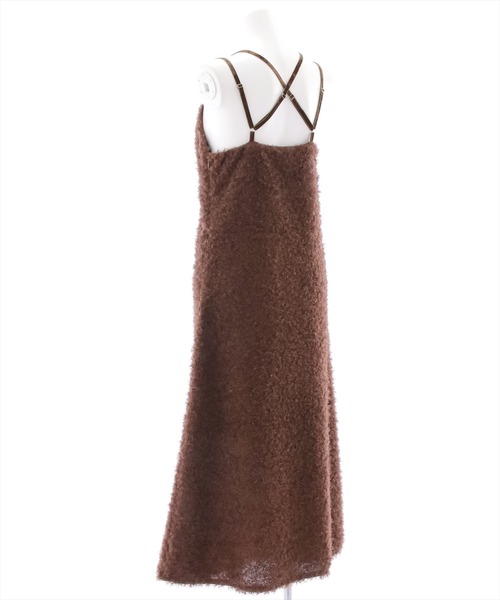 clear（クリア）の「フリンジ素材キャミワンピース（ワンピース・レディース・ベージュ/ブラウン・F）」の14枚目の写真