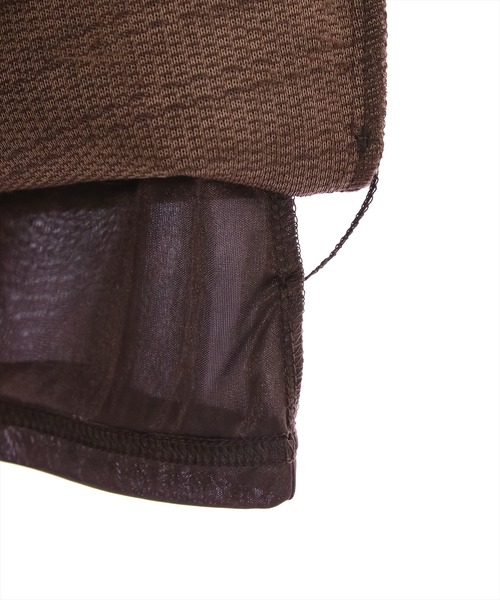 clear（クリア）の「フリンジ素材キャミワンピース（ワンピース・レディース・ベージュ/ブラウン・F）」の12枚目の写真