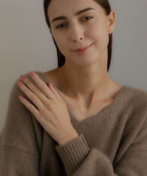 PAS TIERRA（パティエラ）の「【Briller】K10ダイヤモンドクロス