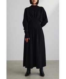 STYLEMIXER | ウエストギャザーニットワンピース(ワンピース)