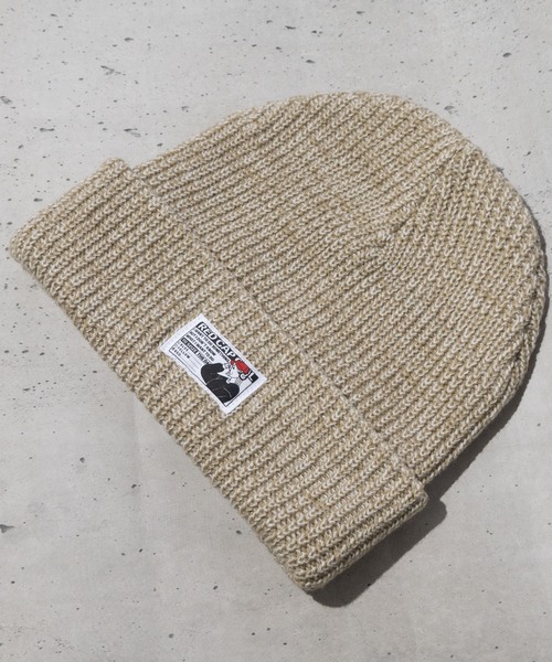 Red Cap Girl（レッドキャプガール）の「【a-r】〔Red Cap Girl/レッドキャップガール〕RCGタグ ローゲージニットキャップ（ニットキャップ/ビーニー・メンズ・ネイビー/ブラック/ワイン/ベージュ/ホワイト/グレー/マスタード/オレンジ/ブラウン・FREE）」の5枚目の写真