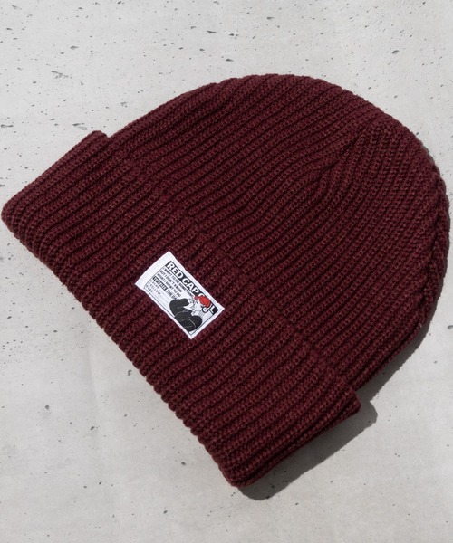 Red Cap Girl（レッドキャプガール）の「【a-r】〔Red Cap Girl/レッドキャップガール〕RCGタグ ローゲージニットキャップ（ニットキャップ/ビーニー・メンズ・ネイビー/ブラック/ワイン/ベージュ/ホワイト/グレー/マスタード/オレンジ/ブラウン・FREE）」の8枚目の写真