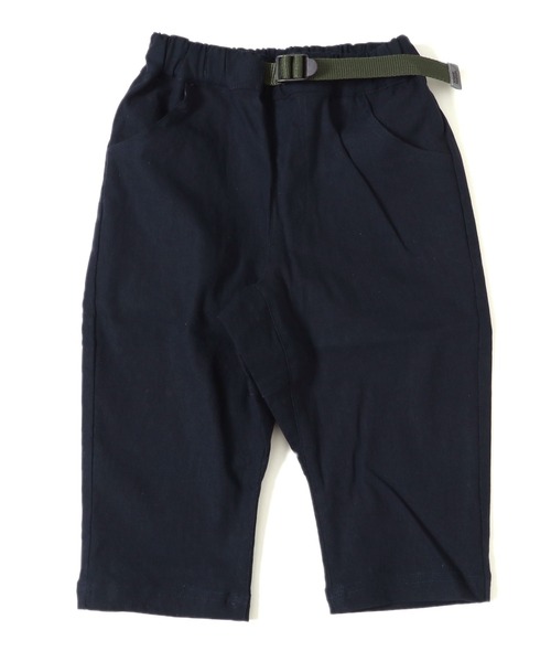 KRIFF MAYER Kid's Collection（クリフメイヤーキッズコレクション）の「伸びメッシュクロップド（その他パンツ・キッズ・ベージュ/チャコール/ネイビー/グリーン・120/130/140/150/160/170）」の4枚目の写真