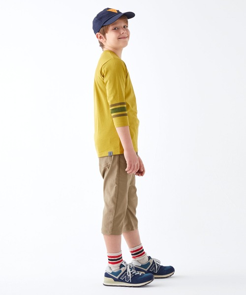 KRIFF MAYER Kid's Collection（クリフメイヤーキッズコレクション）の「伸びメッシュクロップド（その他パンツ・キッズ・ベージュ/チャコール/ネイビー/グリーン・120/130/140/150/160/170）」の19枚目の写真