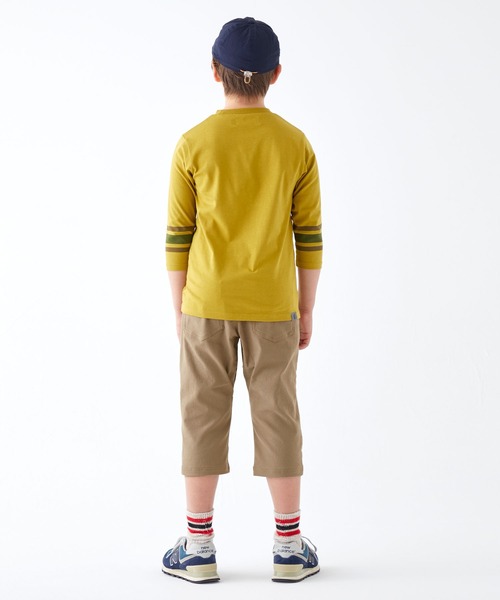 KRIFF MAYER Kid's Collection（クリフメイヤーキッズコレクション）の「伸びメッシュクロップド（その他パンツ・キッズ・ベージュ/チャコール/ネイビー/グリーン・120/130/140/150/160/170）」の9枚目の写真