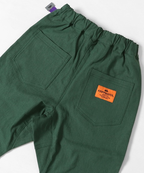 KRIFF MAYER Kid's Collection（クリフメイヤーキッズコレクション）の「伸びメッシュクロップド（その他パンツ・キッズ・ベージュ/チャコール/ネイビー/グリーン・120/130/140/150/160/170）」の15枚目の写真