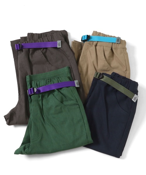 KRIFF MAYER Kid's Collection（クリフメイヤーキッズコレクション）の「伸びメッシュクロップド（その他パンツ・キッズ・ベージュ/チャコール/ネイビー/グリーン・120/130/140/150/160/170）」の8枚目の写真