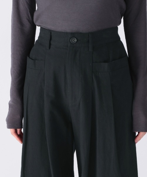 niko and（ニコアンド）の「起毛タックワイドパンツ（その他パンツ