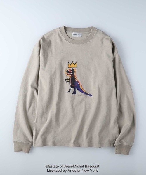 Right-on（ライトオン）の「アートグラフィックロンＴ（Tシャツ/カットソー・メンズ・ブラック/ベージュ/ホワイト・M/L/XL）」の3枚目の写真