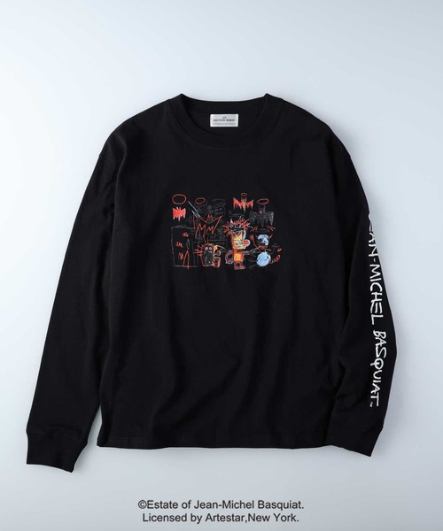 Right-on（ライトオン）の「アートグラフィックロンＴ（Tシャツ/カットソー・メンズ・ブラック/ベージュ/ホワイト・M/L/XL）」の2枚目の写真