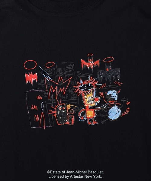 Right-on（ライトオン）の「アートグラフィックロンＴ（Tシャツ/カットソー・メンズ・ブラック/ベージュ/ホワイト・M/L/XL）」の4枚目の写真