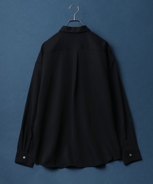 ANPAS(アンパス)の「Natural Stretch Color Switching Design Oversized Shirt/ナチュラルストレッチ 切り替え オーバーサイズ シャツ(シャツ/ブラウス・メンズ・ブラック系その他/ベージュ系その他2/ベージュ系その他/ブラック系その他2/ホワイト系その他/ブルー系その他・M/L)」の15枚目の写真