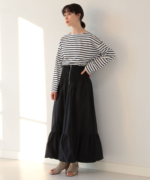 RayBEAMS/ボーダーロングスリーブワイドTシャツ