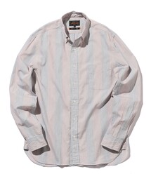 BEAMS PLUS | BEAMS PLUS / シャドーストライプ ボタンダウン シャツ(シャツ/ブラウス)
