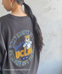UCLA | [UCLA/ユーシーエルエー] サークルロゴ バック刺繍デザイン ビックシルエットロンT(Tシャツ/カットソー)