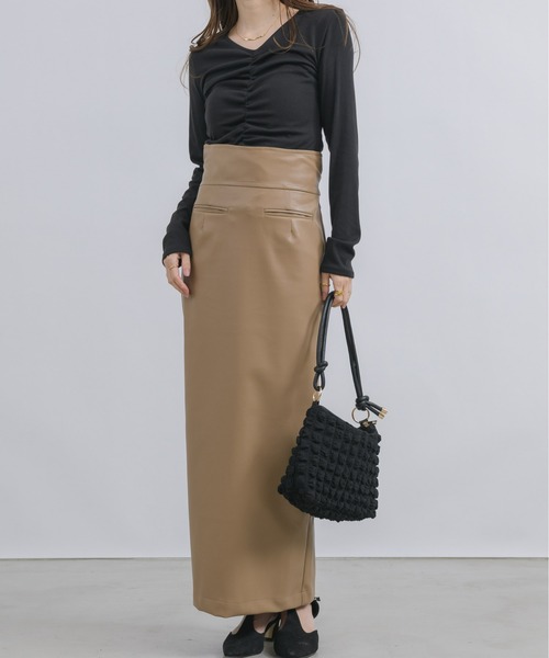 NEUNA（ヌナ）の「【ボタンでウエスト調節可能！！！】ハイウエスト