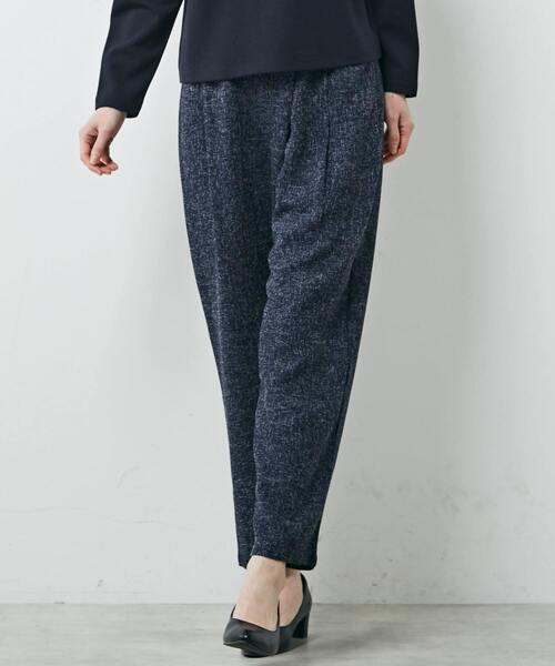 【セール】【ツィードカシュクールテーパードパンツ】（その他パンツ）｜MELROSE claire（メルローズ クレール）