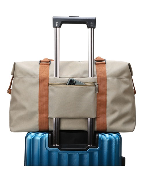 florist（フローリスト）の「【2size展開】【軽量/ユニセックス】大容量キャンバスボストンバッグ/トラベルバッグ/ジムバッグ（ボストンバッグ・レディース・ベージュ系1/ベージュ系2/グリーン系1/グリーン系2/ネイビー系1/ネイビー系2/レッド系1/レッド系2/ブラック系1/ブラック系2・L/M）」の13枚目の写真