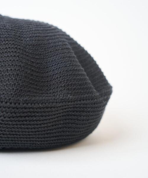 WEGO(ウィゴー)の「WEGO/コットンニットベレー(ハンチング/ベレー帽・レディース・ライトブラウン/ブラック・FREE)」の20枚目の写真