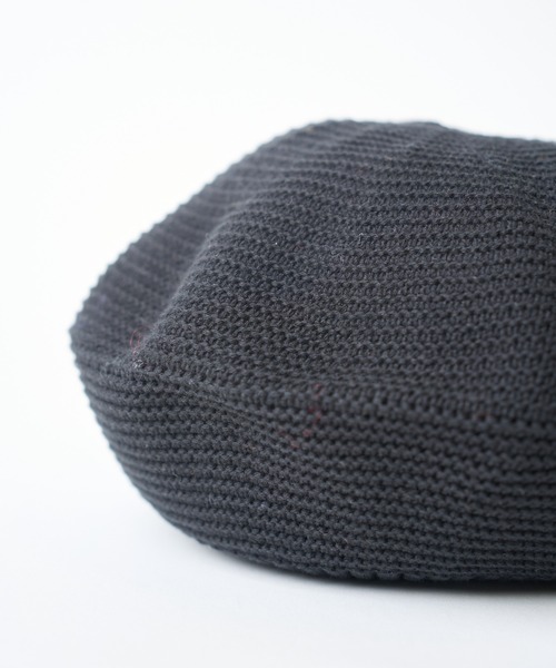 WEGO(ウィゴー)の「WEGO/コットンニットベレー(ハンチング/ベレー帽・レディース・ライトブラウン/ブラック・FREE)」の7枚目の写真