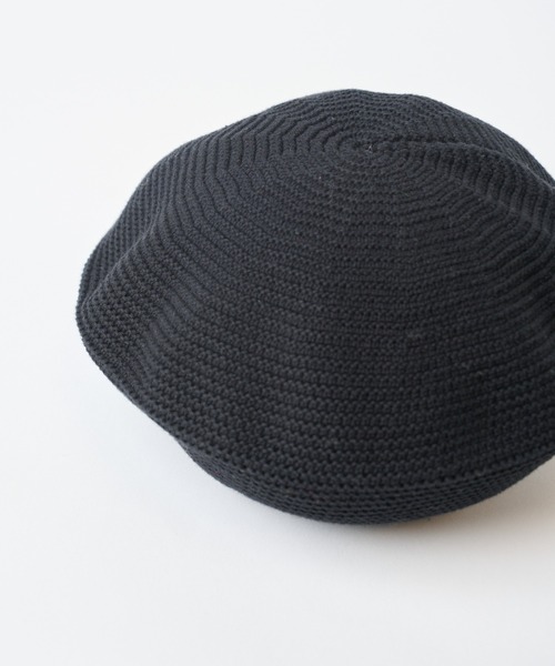 WEGO(ウィゴー)の「WEGO/コットンニットベレー(ハンチング/ベレー帽・レディース・ライトブラウン/ブラック・FREE)」の6枚目の写真
