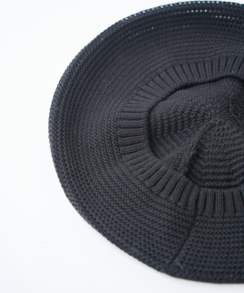 WEGO(ウィゴー)の「WEGO/コットンニットベレー(ハンチング/ベレー帽・レディース・ライトブラウン/ブラック・FREE)」の9枚目の写真