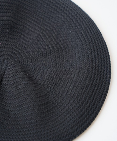 WEGO(ウィゴー)の「WEGO/コットンニットベレー(ハンチング/ベレー帽・レディース・ライトブラウン/ブラック・FREE)」の8枚目の写真