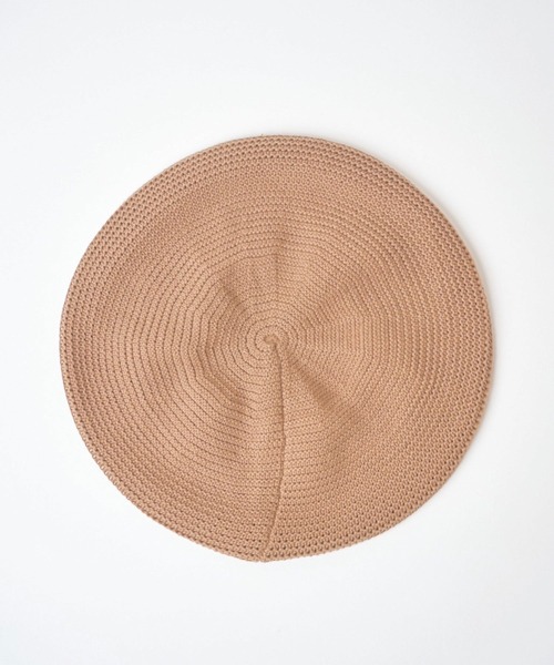 WEGO(ウィゴー)の「WEGO/コットンニットベレー(ハンチング/ベレー帽・レディース・ライトブラウン/ブラック・FREE)」の12枚目の写真