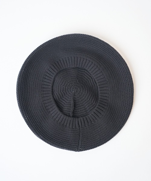 WEGO(ウィゴー)の「WEGO/コットンニットベレー(ハンチング/ベレー帽・レディース・ライトブラウン/ブラック・FREE)」の10枚目の写真