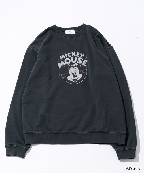 MICKEY MOUSE（ミッキーマウス）の「Disney100/ピグメントスウェット（スウェット・メンズ・チャコールグレー/パープル/オフホワイト/イエロー系その他・MEDIUM/LARGE）」の3枚目の写真