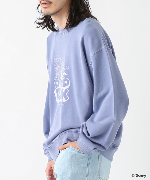 MICKEY MOUSE（ミッキーマウス）の「Disney100/ピグメントスウェット（スウェット・メンズ・チャコールグレー/パープル/オフホワイト/イエロー系その他・MEDIUM/LARGE）」の11枚目の写真