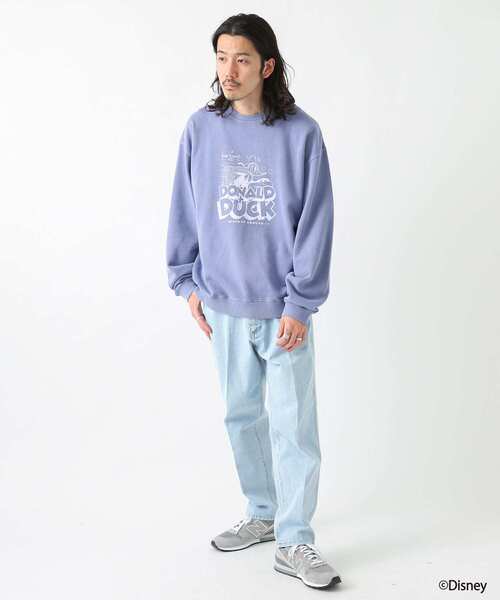 MICKEY MOUSE（ミッキーマウス）の「Disney100/ピグメントスウェット（スウェット・メンズ・チャコールグレー/パープル/オフホワイト/イエロー系その他・MEDIUM/LARGE）」の14枚目の写真