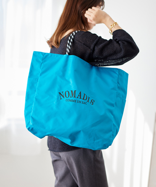 NOMADIS(ノマディス)の「【NOMADIS/ノマディス】 SAC2:トートバッグ(トートバッグ・レディース・ベージュ/ブルー・FREE)」の1枚目の写真