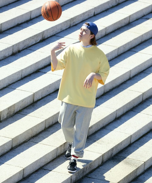 EMMA CLOTHES(エマクローズ)の「ドレープポンチ ルーズベーシックS/Sカットソー EMMA CLOTHES(Tシャツ/カットソー・メンズ・ホワイト/ライトグレー/ダークブラウン/ブラック/ライトイエロー・M/L)」の17枚目の写真