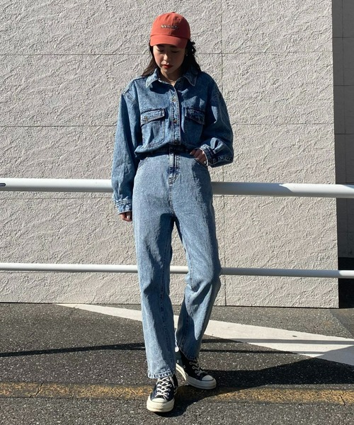 RODEO CROWNS WIDE BOWL(ロデオクラウンズワイドボウル)の「WASH カラーデニムパンツ(デニムパンツ・レディース・グリーン/ブルー/イエロー/ピンク・SMALL/MEDIUM)」の21枚目の写真