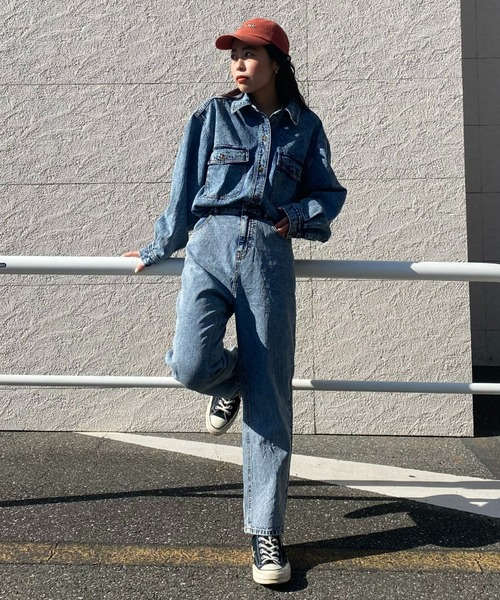 RODEO CROWNS WIDE BOWL(ロデオクラウンズワイドボウル)の「WASH カラーデニムパンツ(デニムパンツ・レディース・グリーン/ブルー/イエロー/ピンク・SMALL/MEDIUM)」の20枚目の写真