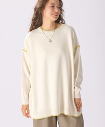 niko and... | パイピングBIGニットプルオーバー(ニット/セーター)