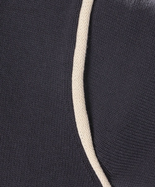 niko and...(ニコアンド)の「パイピングBIGニットプルオーバー(ニット/セーター・レディース・ネイビー/オフホワイト/ブルー/アイボリー・FREE)」の12枚目の写真