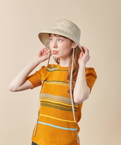 kaorinomori(カオリノモリ)の「kaorinomori ブランイルハット(ハット・レディース・ホワイト/ライトグリーン・M/57.5cm)」の13枚目の写真