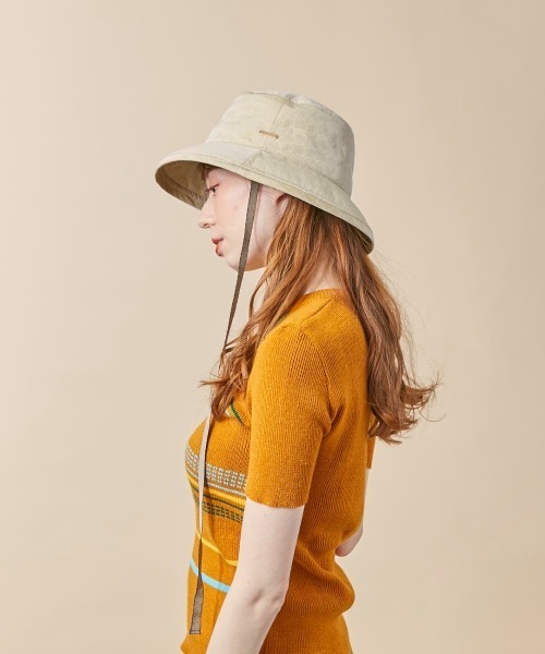 kaorinomori(カオリノモリ)の「kaorinomori ブランイルハット(ハット・レディース・ホワイト/ライトグリーン・M/57.5cm)」の14枚目の写真