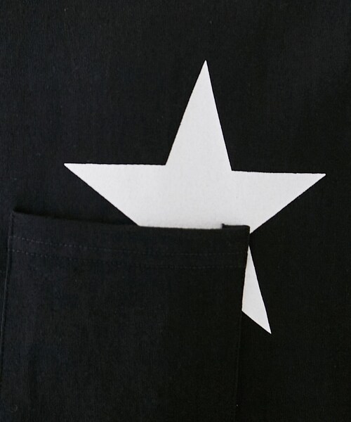 tk.TAKEO KIKUCHI（ティーケータケオキクチ）の「スタープリント半袖Tシャツ（Tシャツ/カットソー・メンズ・ホワイト/ダークグリーン/ネイビー/ブラック/ブルー・03/01/04/02）」の19枚目の写真