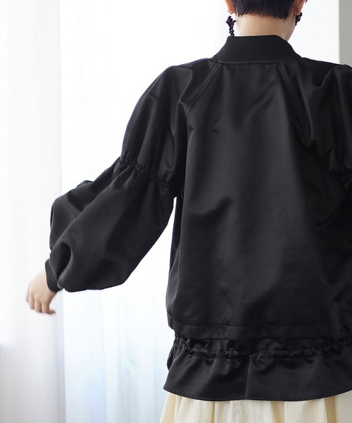 LANVIN en Bleu（ランバンオンブルー）の「撥水ナイロンMA－1