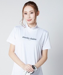 【marie claire:マリ.クレール】レディースモックネックTシャツ ゴルフ