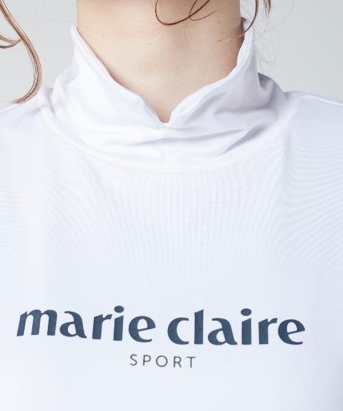 marie claire(マリ・クレール)の「【marie claire:マリ.クレール】レディースモックネックTシャツ ゴルフ(Tシャツ/カットソー・レディース・ホワイト・MEDIUM/LARGE/X-LARGE)」の7枚目の写真