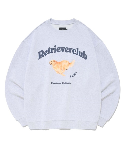 ALAND(エーランド)の「【UNISEX】Retriever Club/RUNNINGクルーネック(ウラケ) 2197651(スウェット・レディース・ライトグレー/ネイビー/グレー・LARGE/SMALL/MEDIUM)」の6枚目の写真