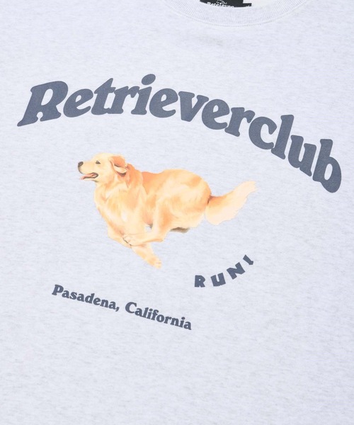 ALAND(エーランド)の「【UNISEX】Retriever Club/RUNNINGクルーネック(ウラケ) 2197651(スウェット・レディース・ライトグレー/ネイビー/グレー・LARGE/SMALL/MEDIUM)」の12枚目の写真